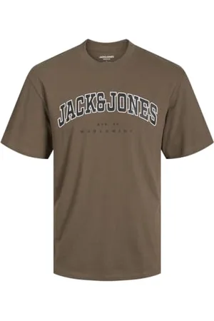 JACK&JONES JUNIOR Jjecaleb Varsity Tee SS O-Neck SN Mni T-Shirt, , 122 Bambini e Ragazzi