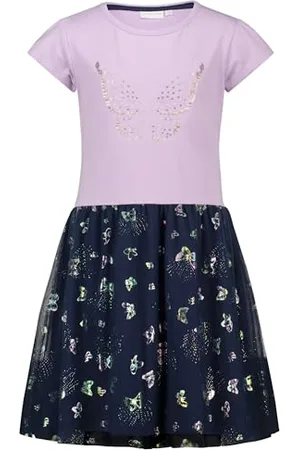 Salt & Pepper BY KIDS PARK Girls Jersey Dress Butterfly Vestito da Gioco, , 140 Bambina