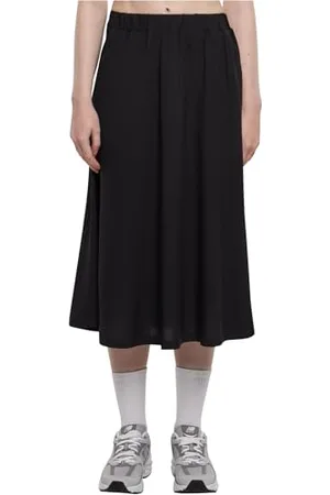 Urban classics Ladies Viscose Skirt Gonna, Black, S Donna