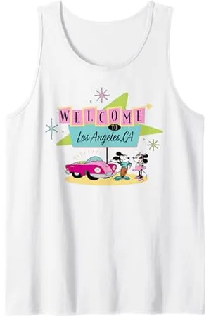 Disney "Welcome to Los Angeles" land Celebration Retro Canotta