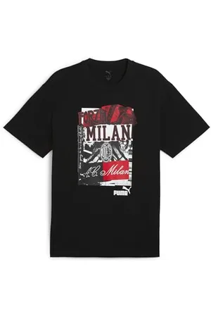 Maglia Training A.C. Milan 2025/26 Ufficiale PUMA - Maglia Allenamento Adulto, 100% Poliestere Riciclato