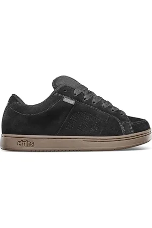 Etnies Kingpin, Scarpe da Skateboard Unisex-Adulto, Nero/Grigio Scuro/Gomma, 42.5 EU