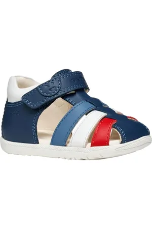 Geox B Sandal Macchia Boy, Avio/White, 26 EU