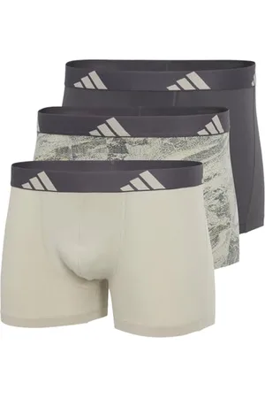 adidas Herren Unterwäsche Boxershorts 3er Pack-Trunk (3pk) -Active Flex Cotton Boxer a Pantaloncino, , M Uomo