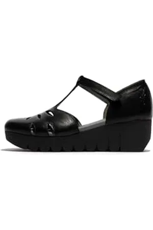Fly London VELT224FLY, Wedges Donna, Black, 36 EU