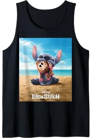 Disney Lilo & Stitch Live-Action Movie Funny Vaiana Poster Canotta