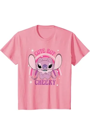Disney Bambino Lilo & Stitch Angel Cute But Cheeky Rainbow Maglietta