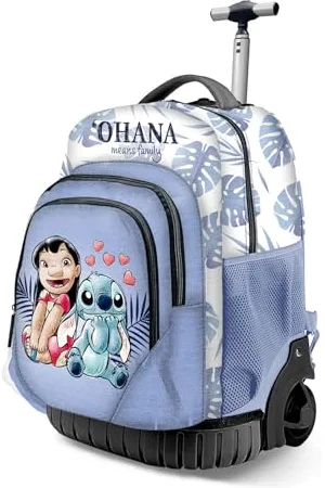 Disney Lilo e Stitch Couple-Zaino Trolley GTS FAN, Lilla, 32 x 47 cm, Capacità 30 L