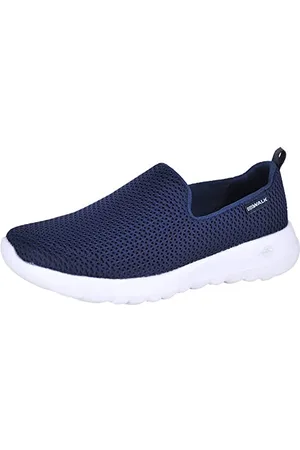 Skechers Go Walk Joy, Scarpe da Ginnastica Donna, Navy/White, 35 EU Larga