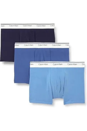 Calvin Klein Surge Trunk 3Pk Costume da Bagno, (Pct/Dft/SIL), L (Pacco da 3) Uomo