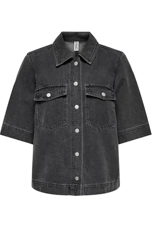ONLY Onlbelle S/S Shirt DNM Gua Noos, , M Donna