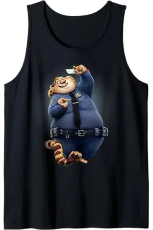 Disney Zootopia Officer Clawhauser Funny Selfie Canotta