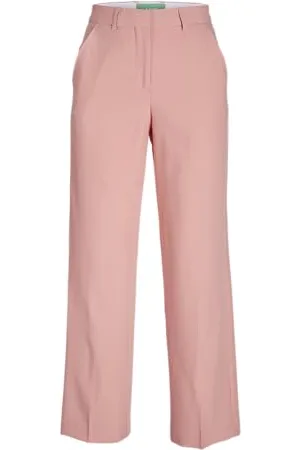JJXX Jxmary Regular HW Pant Noos Chino, Foschia Corallo, 30W x 34L Donna