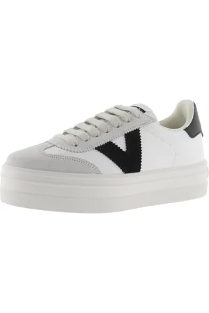 victoria Sneaker Barcelona Ciclista Effetto Pelle & Piattaforma & Pezzi Colorati & in Crosta di Pelle 1092173 per Donna Negro 36