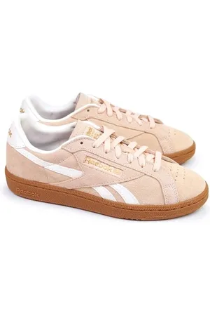 Reebok Club C Grounds UK, Sneaker Donna, WASHEDCLAY/Chalk/Gum, 35 EU