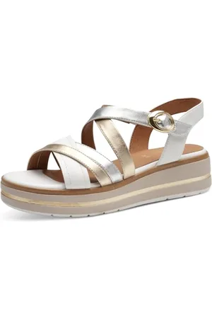 Jana Damen Flache Sandale Vegan, Bassi Donna, , 39 EU