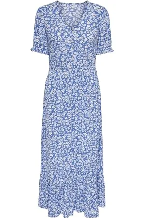 ONLY Onlchianti S/S Long Dress Wvn Noos Vestito, , XS Donna