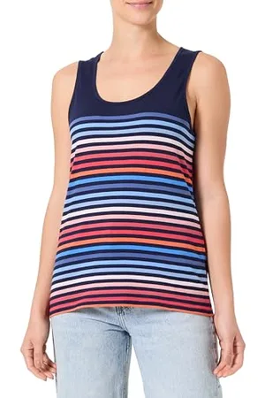 Armor.lux Armor Lux Débardeur Rayé 10 Couleurs col Rond en Coton Léger Femme Canottiera da Donna