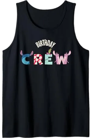 Disney Lilo & Stitch "Birthday Crew" Matching Birthday Party Canotta