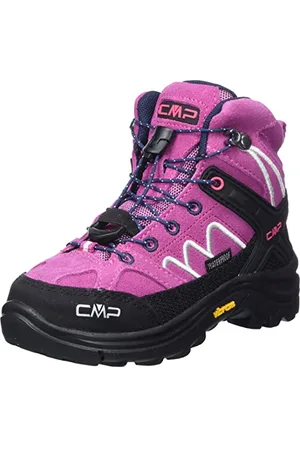 CMP KIDS MOON MID WP TREKKING SHOES, Scarpe da Camminata, Unisex - Bambini e ragazzi, Viola (Malva Antracite), 36 EU