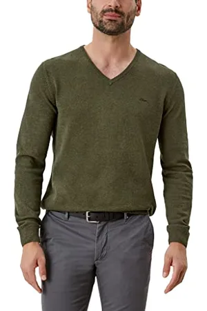 QS by s.Oliver 130.11.899.17.170.2040666 Maglione, (Green 79W0), M Uomo