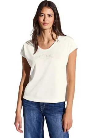 Street one A323174 Camicia Wording Effetto Lino, , 40 Donna