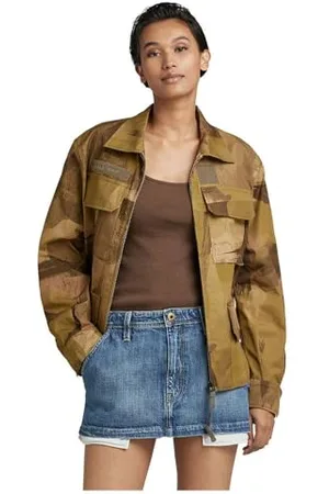 G-Star Donna Vintage Worker Jacket, (safari watercolor camo D23014-D386-D940), S