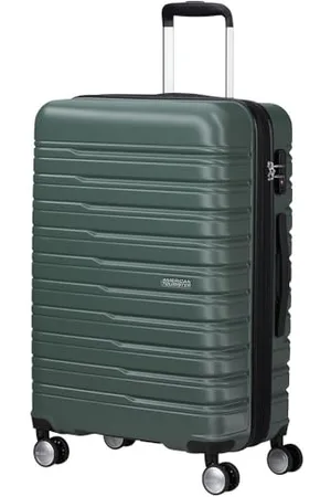 American Tourister Flashline - Spinner M, Suitcase, 67 cm, 69/75 L, Green (Dark Forest)
