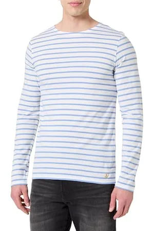 Armor.lux Armor Lux Marinière Plozévet À Manches Longues en Coton Léger Héritage Homme Maglione, , XL Uomo