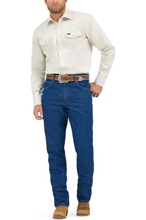 Wrangler Camicia da Lavoro da Uomo con Taglio Cowboy a Maniche Lunghe con Bottoni a Pressione, Colore Opaco, , XL Alto