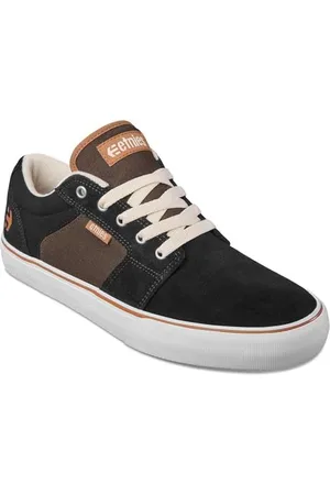 Etnies Barge LS, Scarpe da Skate Uomo, Nero/Marrone, 45 EU