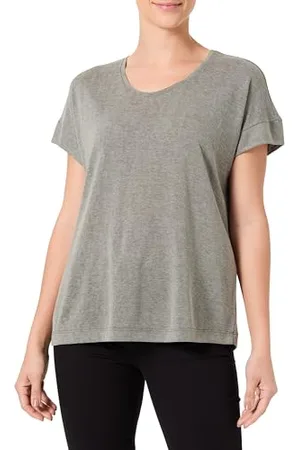Street one F323198 T-Shirt, Dull Peridot Green Mel, 50 Donna