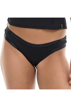 Body Glove Audrey Low Rise Bikini Bottom Swimsuit Slip, Nero, XS Donna