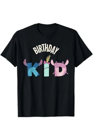 Disney Lilo & Stitch "Birthday Kid" Matching Birthday Party Maglietta