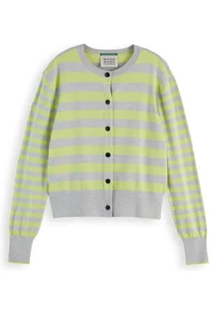 Scotch&Soda Crew Neck Relaxed Cardigan Maglione, , L Donna