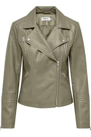 ONLY Faux Leather Onlgemma Otw Noos-Biker in Finta Pelle, , Numeric_42 Donna