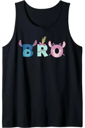 Disney Lilo & Stitch "Bro" Brother Birthday Gift Family Trip Canotta
