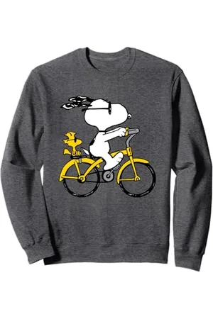 Peanuts Bicicletta da equitazione Snoopy & Woodstock Felpa
