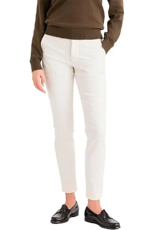 Dockers Weekend Chino Skinny Fit, Tall, Pantaloni Casual Donna, (Buttercream), 32 Lungo