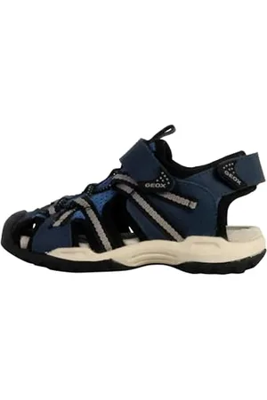 Geox J Borealis Boy B, Sandalo, Denim/Grey, 36 EU