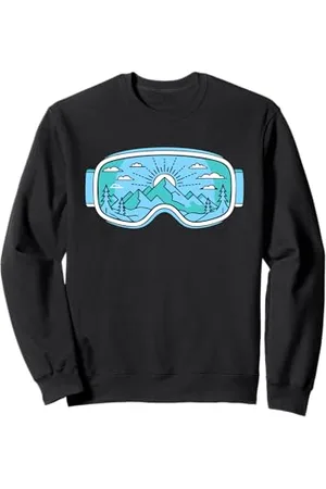 Symbiosis Supply Co. Ski Goggles Art Nature Mountains Minimalist Skiing Felpa