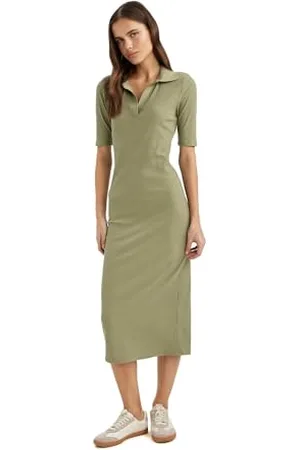 DeFacto A2096AX, Vestito, Donna, Cachi, M