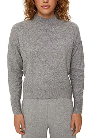 ESPRIT 091cc1i315 Maglione, 039/Grigio Medio 5, XS Donna