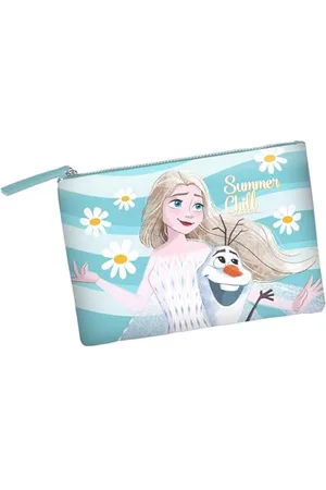 Disney Frozen 2 Chill-Borsa da Toilette Pochette Soleil, Blu, 30 x 22 cm