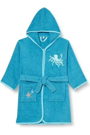 Playshoes Kinder Frottee-Bademantel Vestaglia, , 98/104 Unisex-Bambini e Ragazzi