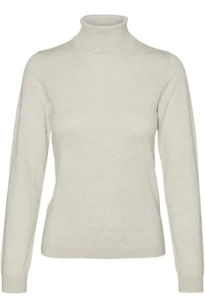 VERO MODA Vmiris LS Ga Noos-Pullover a Collo Alto Maglione Lavorato a Maglia, , M Donna