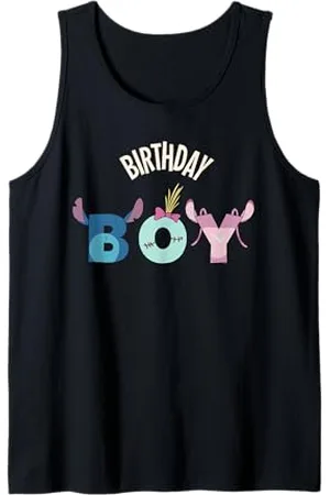 Disney Lilo & Stitch "Birthday Boy" Matching Birthday Party Canotta