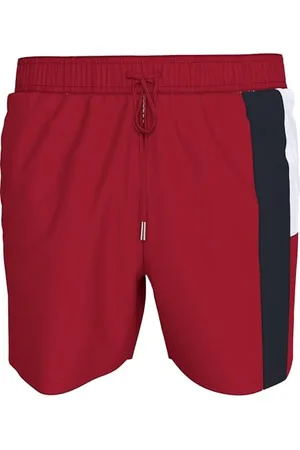 Tommy Hilfiger Uomo Pantaloncino da Bagno Medium Drawstring con Coulisse, Multicolore (Medium ), M