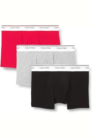 Calvin Klein Surge Trunk 3Pk Costume da Bagno, (Empower/Grey Heather/Black), XL (Pacco da 3) Uomo