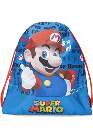 FRANCO COSIMO PANINI SUPERMARIO - Zainetto Bambina e Bambino con Chiusura a Coulisse e Sistema Anti-Soffocamento, Valido come Sacca Sportiva e Asilo - Zaino Bambina Utile come Zaino Scuola e Free Time, Cm 35x42h